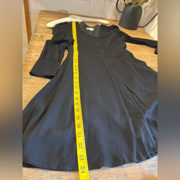 Black Button-Front Mini Dress – Frank And Oak – XS - Picture 6 of 11